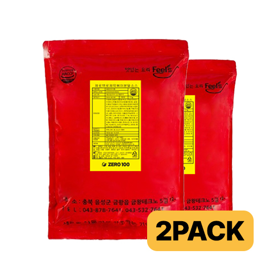 (행사2팩)제로백-로제떡볶이분말소스 [3kg*5봉/box]