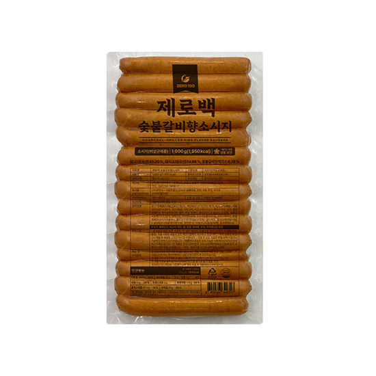 제로백)숯불갈비향소시지 [1kg*10팩/box]