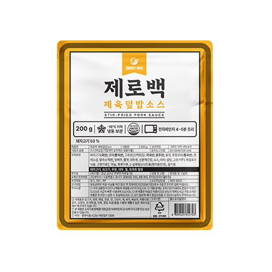 제로백)제육덮밥소스  [200g*48팩/box]