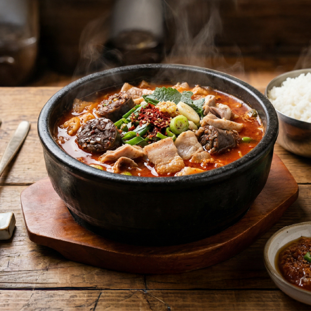 제로백)얼큰순대국밥255g